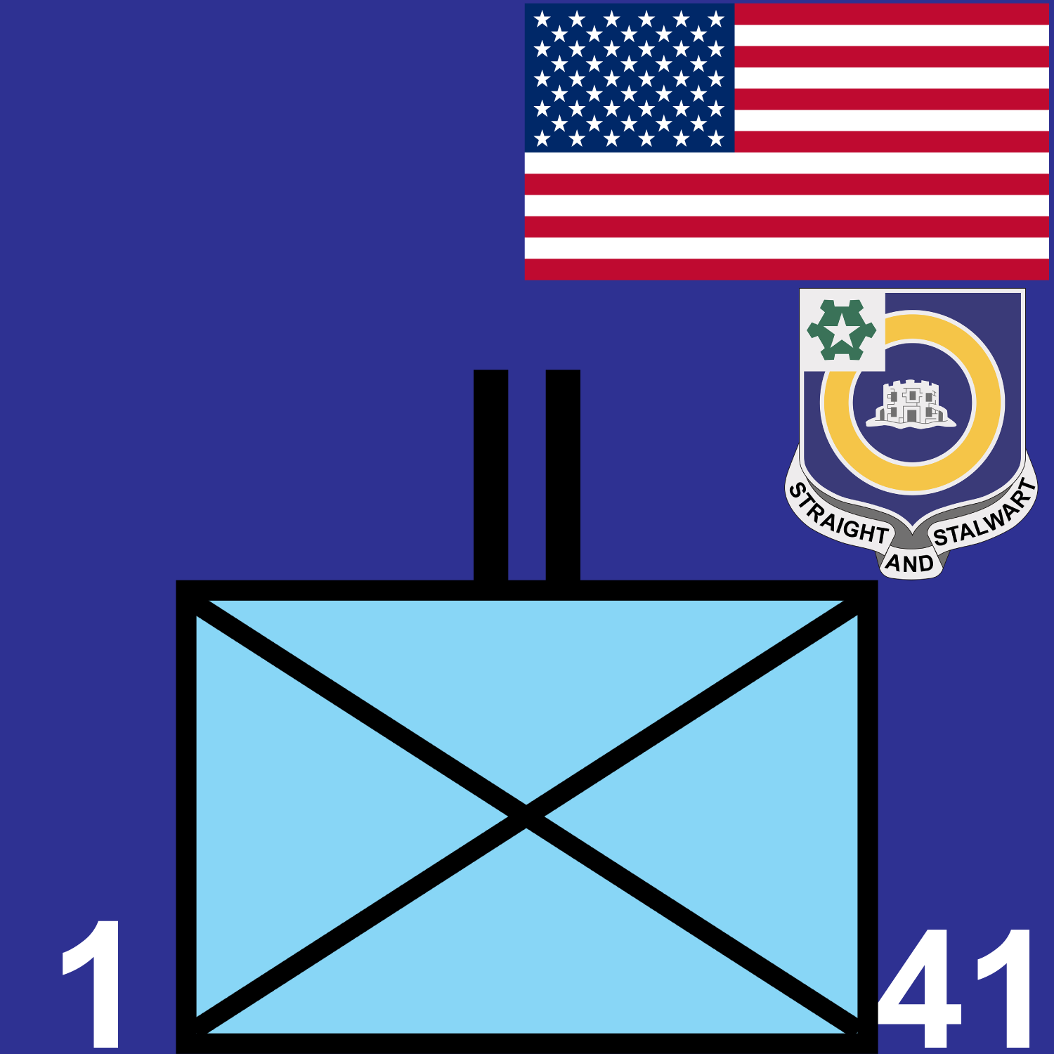 1st Battalion, 41st Infantry Regiment icon